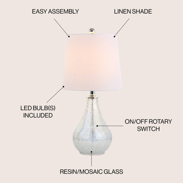 Mona 20.5" Mini LED Table Lamp - JONATHAN Y